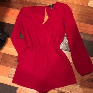 Red romper